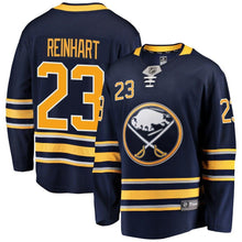 Load image into Gallery viewer, Fanatics Branded Sam Reinhart Buffalo Sabres Navy Breakaway Player Jersey