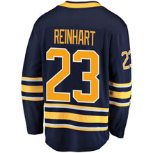Load image into Gallery viewer, Fanatics Branded Sam Reinhart Buffalo Sabres Navy Breakaway Player Jersey