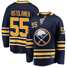 Load image into Gallery viewer, Fanatics Branded Rasmus Ristolainen Buffalo Sabres Navy Breakaway Player Jersey