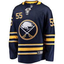 Load image into Gallery viewer, Fanatics Branded Rasmus Ristolainen Buffalo Sabres Navy Breakaway Player Jersey