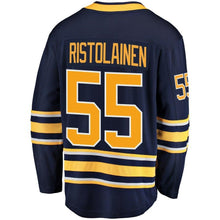 Load image into Gallery viewer, Fanatics Branded Rasmus Ristolainen Buffalo Sabres Navy Breakaway Player Jersey