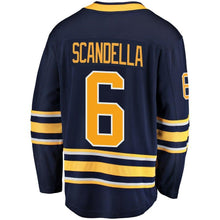 Load image into Gallery viewer, Fanatics Branded Marco Scandella Buffalo Sabres Navy Breakaway Player Jersey