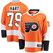 Load image into Gallery viewer, Fanatics Branded Carter Hart Philadelphia Flyers Orange Breakaway Player Jersey