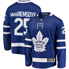 Load image into Gallery viewer, Fanatics Branded James van Riemsdyk Toronto Maple Leafs Royal Breakaway Player Jersey