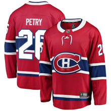 Load image into Gallery viewer, Fanatics Branded Jeff Petry Montreal Canadiens Red Breakaway Player Jersey