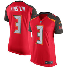 Load image into Gallery viewer, Jameis Winston #3 Tampa Bay Buccaneers Women's Red 2015 Game Jersey
