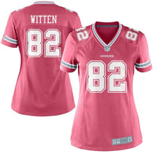 Load image into Gallery viewer, Jason Witten #82 Dallas Cowboys Women's Pink Game Jersey