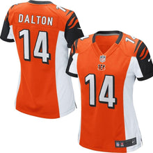 Load image into Gallery viewer, Andy Dalton #14 Cincinnati Bengals Orange Women&#39;s Game Jersey