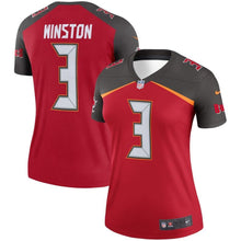 Load image into Gallery viewer, Jameis Winston #3 Tampa Bay Buccaneers Women's Red Legend Jersey
