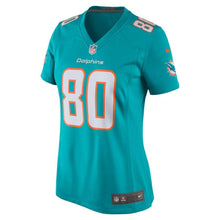 Load image into Gallery viewer, Danny Amendola #80 Miami Dolphins Women's Aqua New 2018 Game Jersey