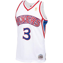 Load image into Gallery viewer, Allen Iverson #3 Philadelphia 76ers White 1996-97 Hardwood Classics Mens Swingman Jersey