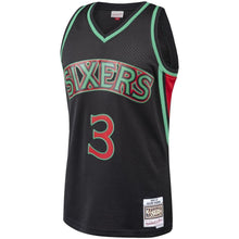 Load image into Gallery viewer, Allen Iverson #3 Philadelphia 76ers 1996-97 Hardwood Classics Christmas Swingan Jersey