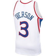 Load image into Gallery viewer, Allen Iverson #3 Philadelphia 76ers White 1996-97 Hardwood Classics Mens Swingman Jersey