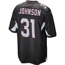 Load image into Gallery viewer, David Johnson #31 Arizona Cardinals Youth Cardinal/Black Team Color Game Jersey