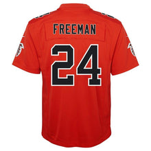 Load image into Gallery viewer, Devonta Freeman #24 Atlanta Falcons Youth Red Color Rush Game Jersey