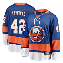Load image into Gallery viewer, Fanatics Branded Scott Mayfield New York Islanders Royal Breakaway Player Jersey