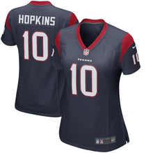 Load image into Gallery viewer, DeAndre Hopkins #10 Houston Texans Women's Navy Game Jersey
