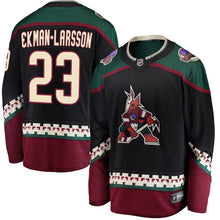 Load image into Gallery viewer, Fanatics Branded Oliver Ekman-Larsson Arizona Coyotes Black Premier Breakaway Player Jersey