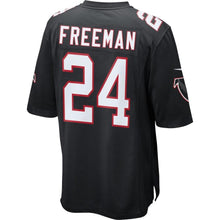 Load image into Gallery viewer, Devonta Freeman #24 Atlanta Falcons Youth Black/Red Game Jersey