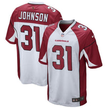 Load image into Gallery viewer, David Johnson #31 Arizona Cardinals Youth White Game Jersey