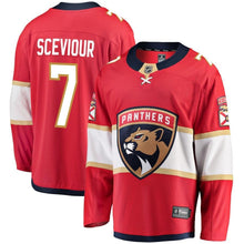 Load image into Gallery viewer, Fanatics Branded Colton Sceviour Florida Panthers Red Breakaway Jersey