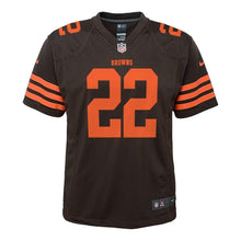 Load image into Gallery viewer, Jabrill Peppers #22 Cleveland Browns Youth Brown Color Rush Game Jersey