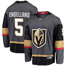 Load image into Gallery viewer, Deryk Engelland Vegas Golden Knights Black Breakaway Player Jersey