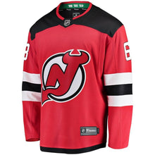 Load image into Gallery viewer, Fanatics Branded Jesper Bratt New Jersey Devils Red Home Breakaway Player Jersey