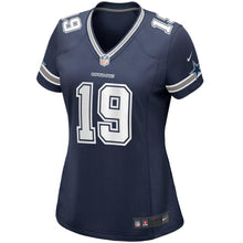 Load image into Gallery viewer, Amari Cooper #19 Dallas Cowboys Women&#39;s Navy Game Jersey