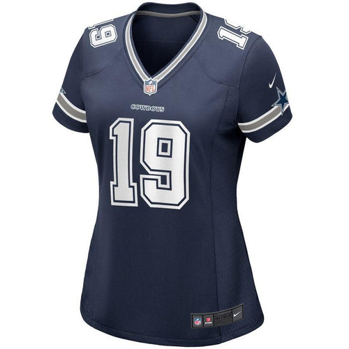 Amari Cooper #19 Dallas Cowboys Women's Navy Game Jersey