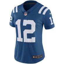 Load image into Gallery viewer, Andrew Luck #12 Indianapolis Colts Women&#39;s Royal Color Rush Limited Jersey