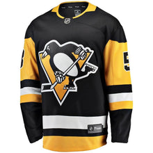 Load image into Gallery viewer, Fanatics Branded Kris Letang Pittsburgh Penguins Black Breakaway Player Jersey