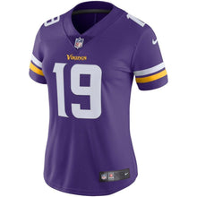 Load image into Gallery viewer, Adam Thielen #19 Minnesota Vikings Women&#39;s Purple Vapor Untouchable Limited Jersey