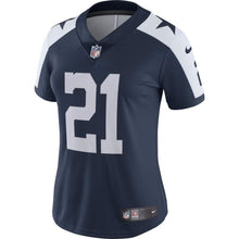 Load image into Gallery viewer, Ezekiel Elliott #21 Dallas Cowboys Women's Navy Alternate Vapor Untouchable