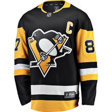 Load image into Gallery viewer, Fanatics Branded Sidney Crosby Pittsburgh Penguins Black Breakaway Player Jersey