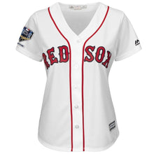 Load image into Gallery viewer, Andrew Benintendi #16 Boston Red Sox Women&#39;s White 2018 World