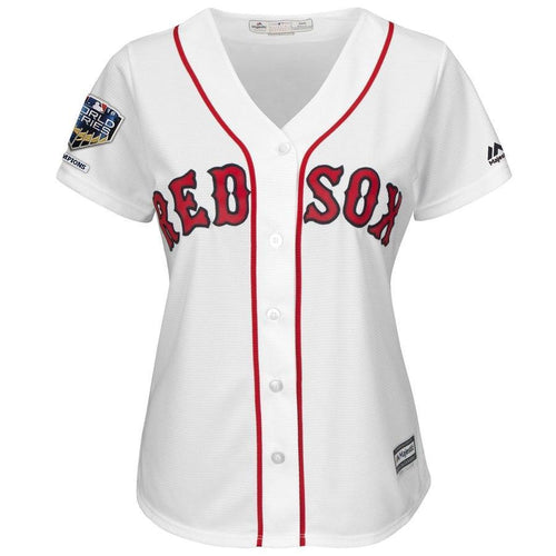 Andrew Benintendi #16 Boston Red Sox Women's White 2018 World