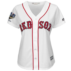 Andrew Benintendi #16 Boston Red Sox Women's White 2018 World Series