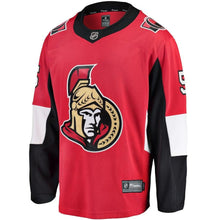 Load image into Gallery viewer, Fanatics Branded Cody Ceci Ottawa Senators Red Breakaway Player Jersey