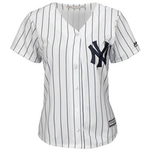 Load image into Gallery viewer, Aaron Judge #28 New York Yankees Women&#39;s White Plus Size Home Cool