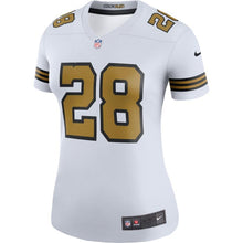 Load image into Gallery viewer, Adrian Peterson #28 New Orleans Saints Women&#39;s White Color Rush Legend Jersey