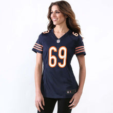 Load image into Gallery viewer, Jared Allen #69 Chicago Bears Women's Navy Blue Game Jersey