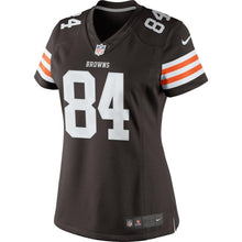 Load image into Gallery viewer, Jordan Cameron #84 Cleveland Browns Historic Logo Women's Brown