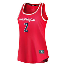 Load image into Gallery viewer, John Wall #2 Washington Wizards Women's Red Fast Break Tank Jersey - Icon Edition
