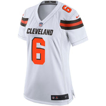 Load image into Gallery viewer, Baker Mayfield #6 Cleveland Browns Women's White Player Game Jersey