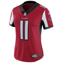 Load image into Gallery viewer, Julio Jones #11 Atlanta Falcons Women's Red Vapor Untouchable Limited