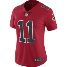 Load image into Gallery viewer, Julio Jones #11 Atlanta Falcons Women's Red Vapor Untouchable Color Rush