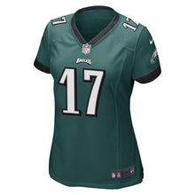 Load image into Gallery viewer, Alshon Jeffery #17 Philadelphia Eagles Women&#39;s Green Game Jersey