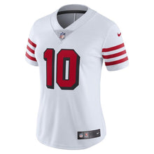 Load image into Gallery viewer, Jimmy Garoppolo #10 San Francisco 49ers Women's White Color Rush Vapor Untouchable Limited Player Jersey