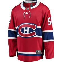 Load image into Gallery viewer, Fanatics Branded Noah Juulsen Montreal Canadiens Red Breakaway Player Jersey